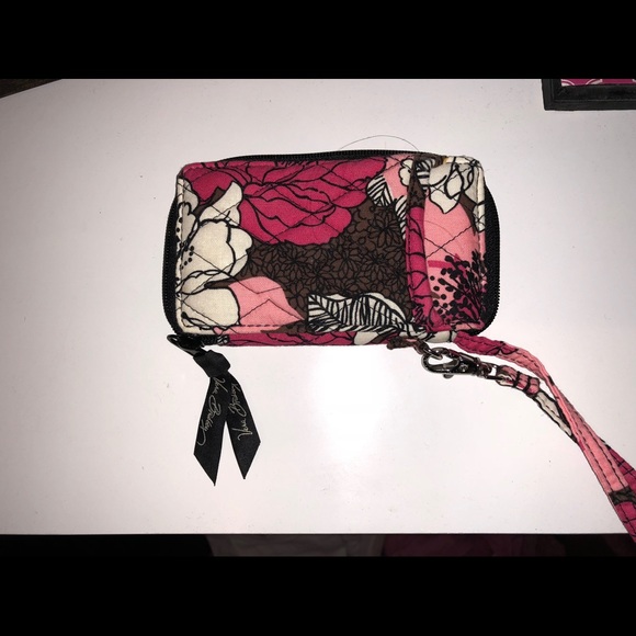 NWOT! Mocha Rouge Vera Bradley ID wallet wristlet! - Picture 2 of 3